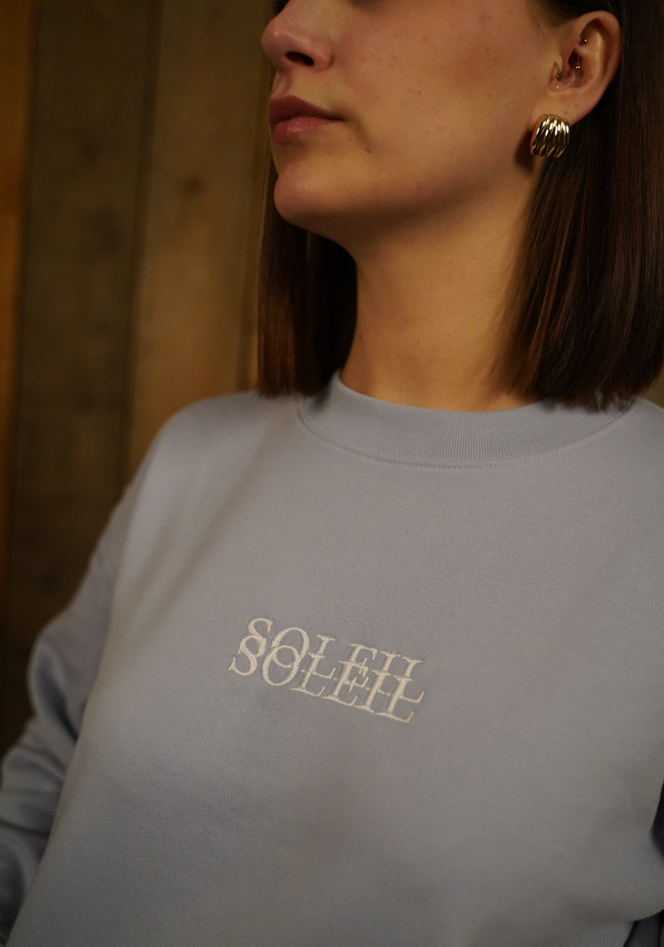 Pull femme soleil* - Bleu ciel